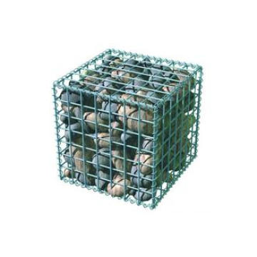 Gabion soudé par PVC / panier de Gabion soudé plongé chaud avec le meilleur prix